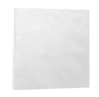 MixSwitch Gauss 2 gang, color Blanco